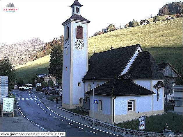 Archived image Webcam Prags (South Tyrol)