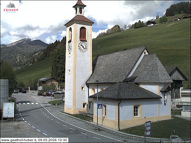 Archived image Webcam Prags (South Tyrol)