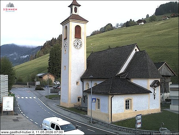 Archived image Webcam Prags (South Tyrol)