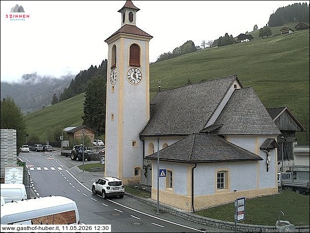 Archived image Webcam Prags (South Tyrol)