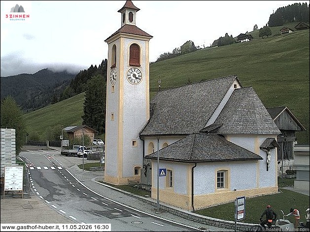 Archived image Webcam Prags (South Tyrol)