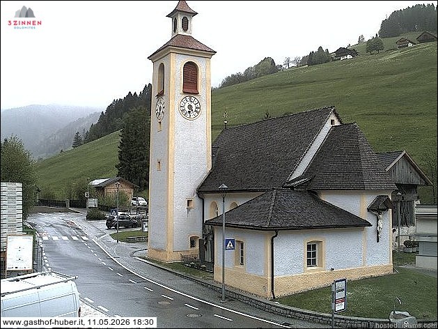 Archived image Webcam Prags (South Tyrol)
