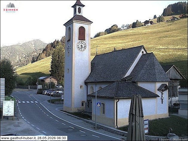 Archived image Webcam Prags (South Tyrol)