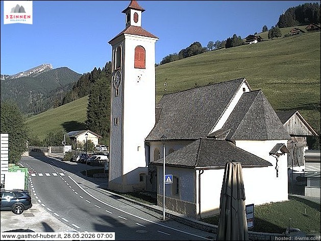 Archived image Webcam Prags (South Tyrol)
