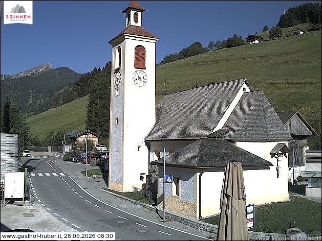 Archived image Webcam Prags (South Tyrol)