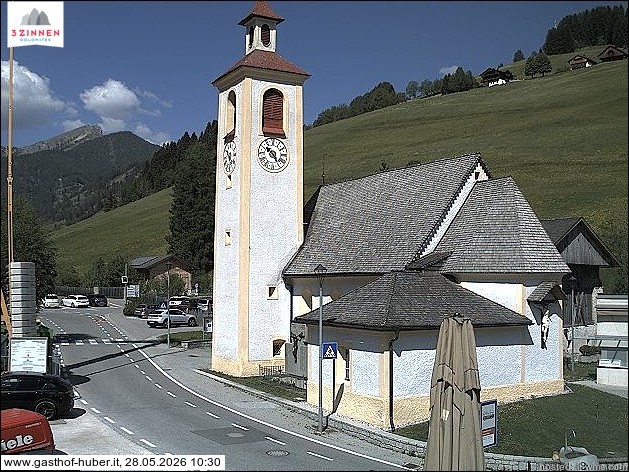 Archived image Webcam Prags (South Tyrol)