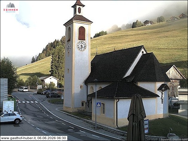 Archived image Webcam Prags (South Tyrol)