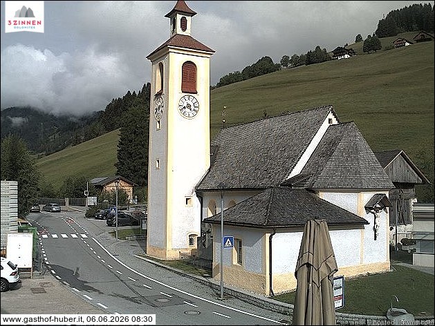 Archived image Webcam Prags (South Tyrol)