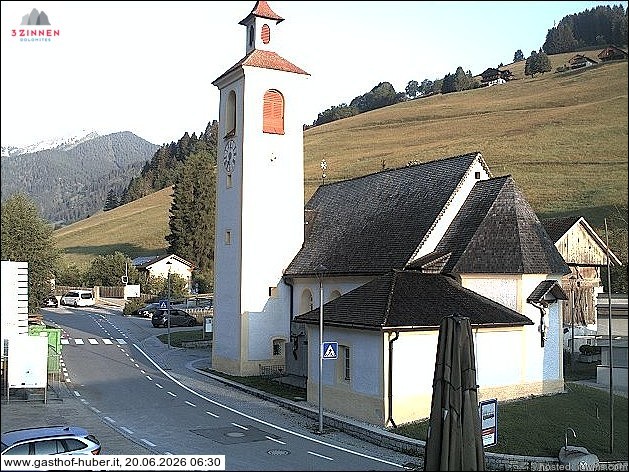 Archived image Webcam Prags (South Tyrol)