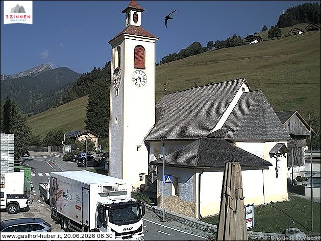 Archived image Webcam Prags (South Tyrol)