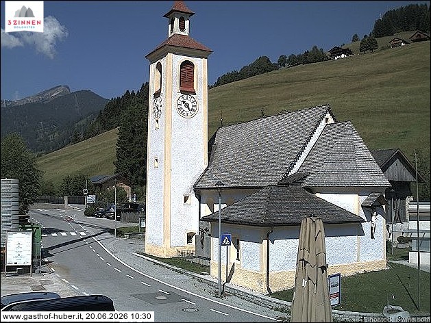 Archived image Webcam Prags (South Tyrol)