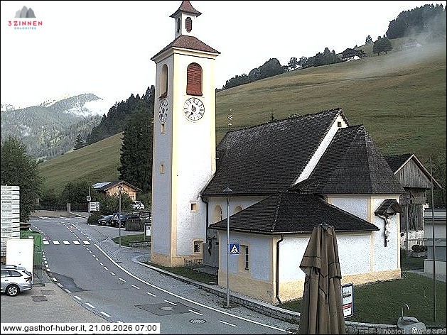 Archived image Webcam Prags (South Tyrol)