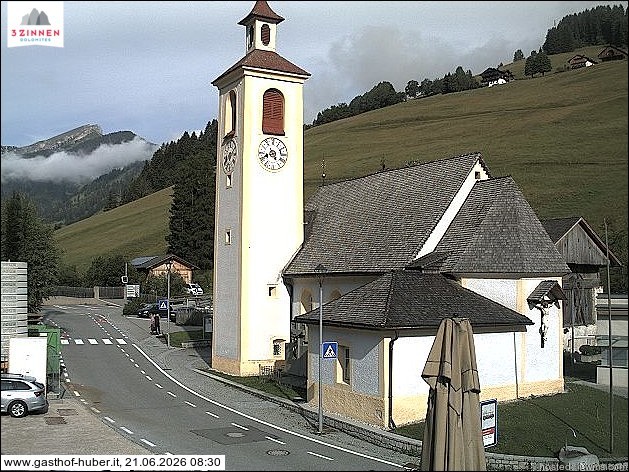Archived image Webcam Prags (South Tyrol)