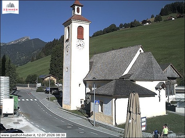 Archived image Webcam Prags (South Tyrol)