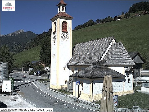 Archived image Webcam Prags (South Tyrol)