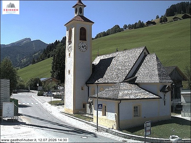 Archived image Webcam Prags (South Tyrol)