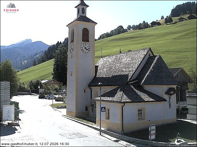 Archived image Webcam Prags (South Tyrol)