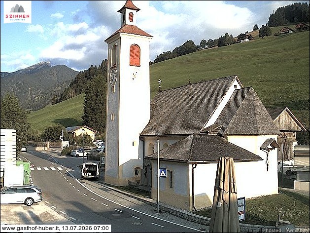 Archived image Webcam Prags (South Tyrol)