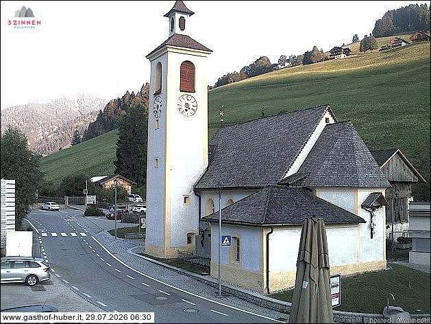 Archived image Webcam Prags (South Tyrol)