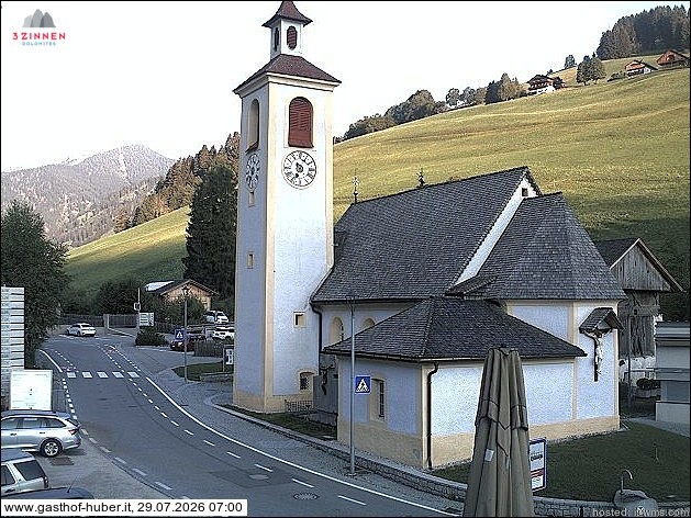 Archived image Webcam Prags (South Tyrol)