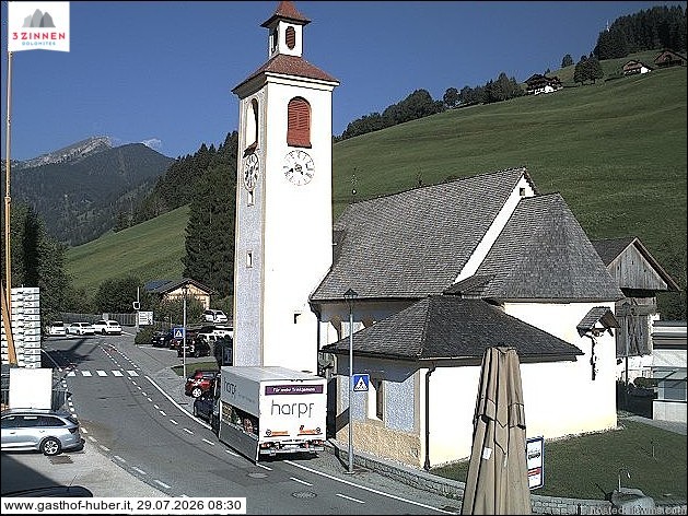 Archived image Webcam Prags (South Tyrol)