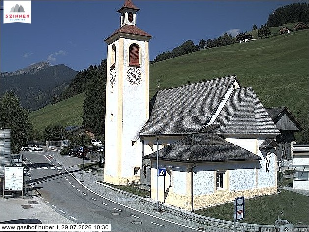 Archived image Webcam Prags (South Tyrol)