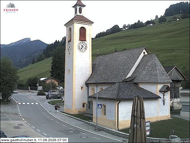 Archived image Webcam Prags (South Tyrol)