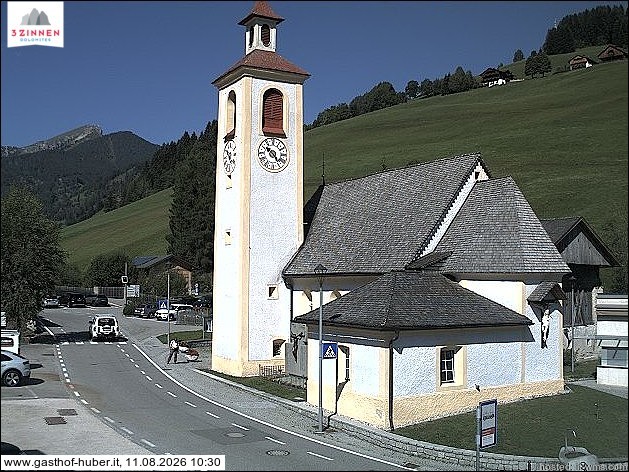 Archived image Webcam Prags (South Tyrol)