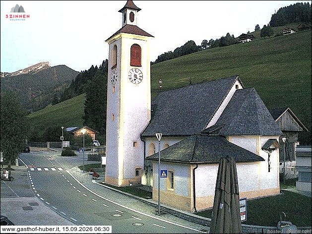 Archived image Webcam Prags (South Tyrol)
