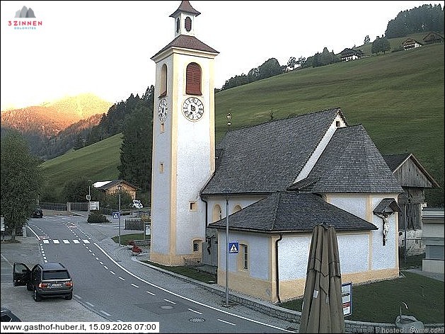Archived image Webcam Prags (South Tyrol)