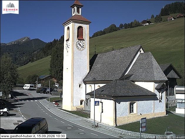 Archived image Webcam Prags (South Tyrol)