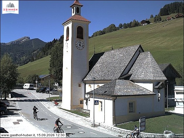 Archived image Webcam Prags (South Tyrol)