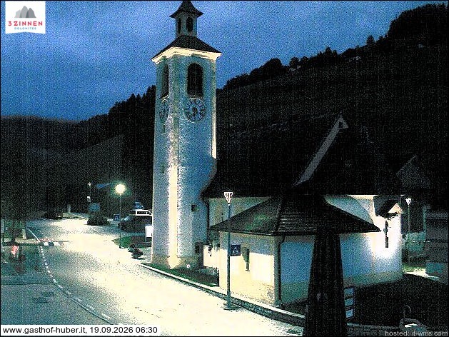 Archived image Webcam Prags (South Tyrol)