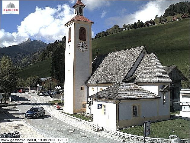 Archived image Webcam Prags (South Tyrol)