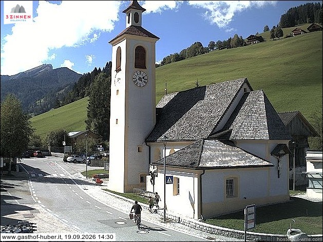 Archived image Webcam Prags (South Tyrol)