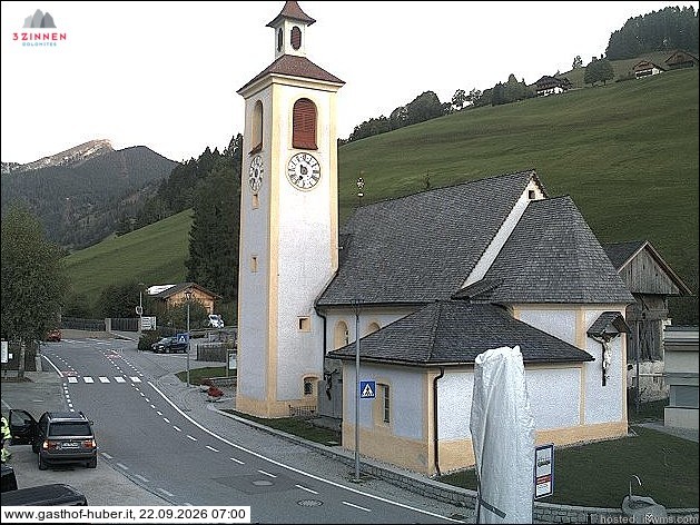 Archived image Webcam Prags (South Tyrol)