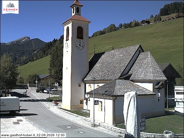 Archived image Webcam Prags (South Tyrol)