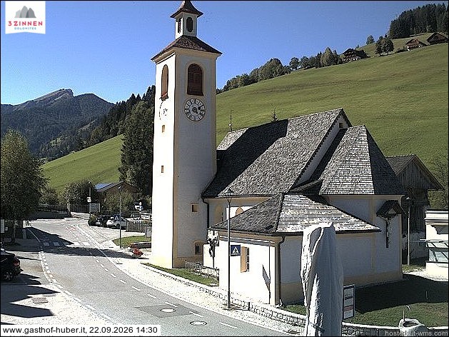 Archived image Webcam Prags (South Tyrol)