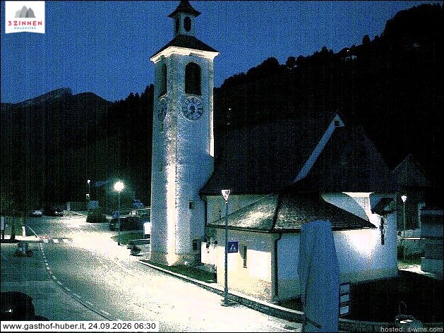 Archived image Webcam Prags (South Tyrol)