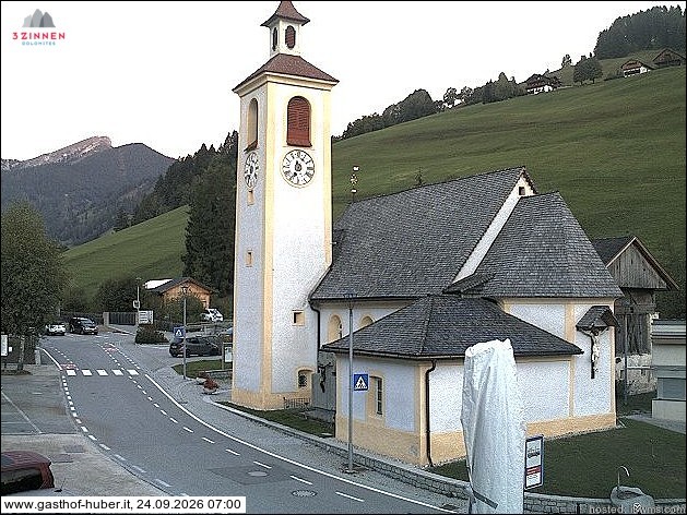 Archived image Webcam Prags (South Tyrol)