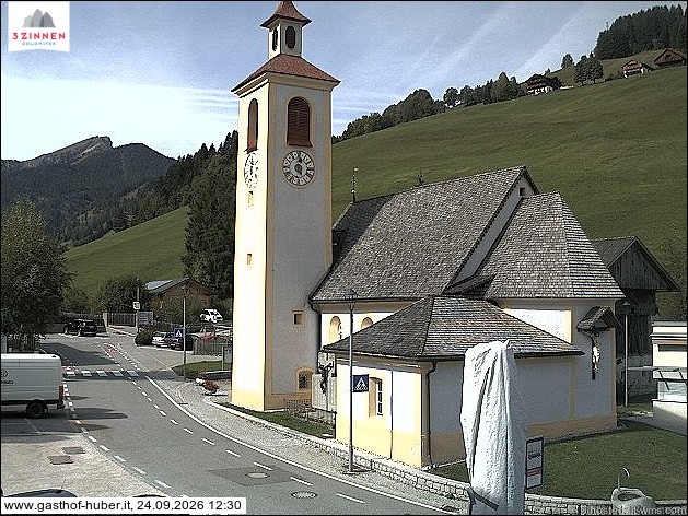 Archived image Webcam Prags (South Tyrol)