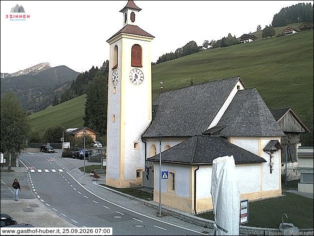 Archived image Webcam Prags (South Tyrol)