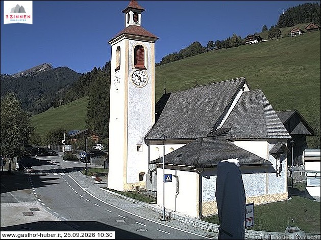 Archived image Webcam Prags (South Tyrol)