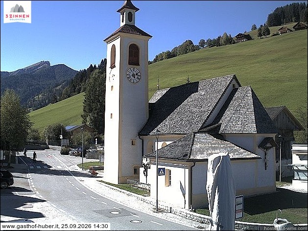 Archived image Webcam Prags (South Tyrol)
