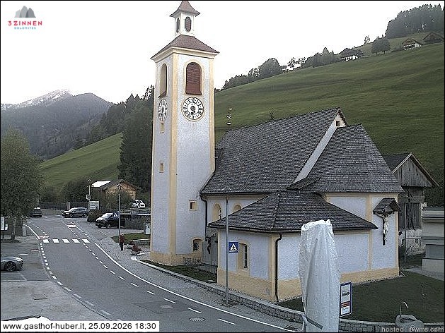 Archived image Webcam Prags (South Tyrol)