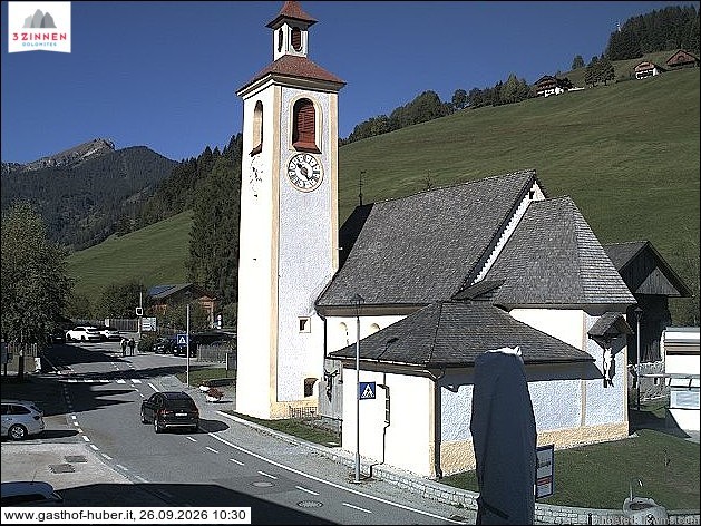 Archived image Webcam Prags (South Tyrol)