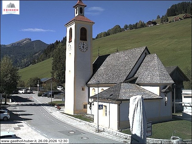Archived image Webcam Prags (South Tyrol)
