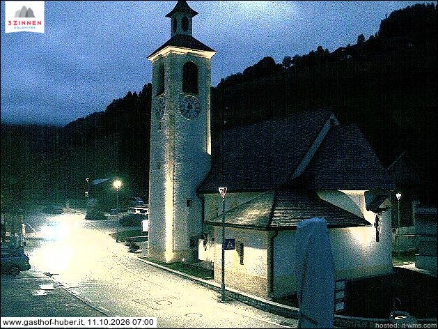 Archived image Webcam Prags (South Tyrol)