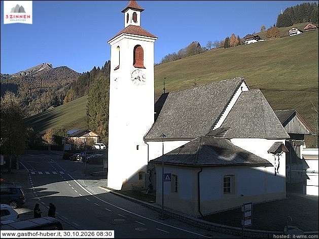 Archived image Webcam Prags (South Tyrol)