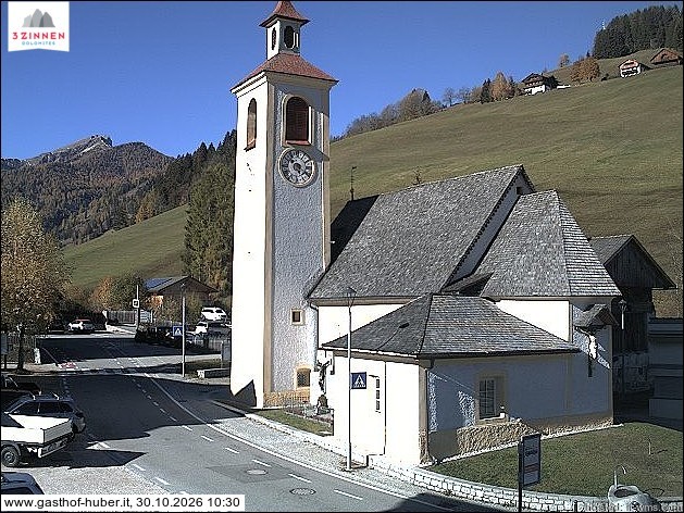 Archived image Webcam Prags (South Tyrol)